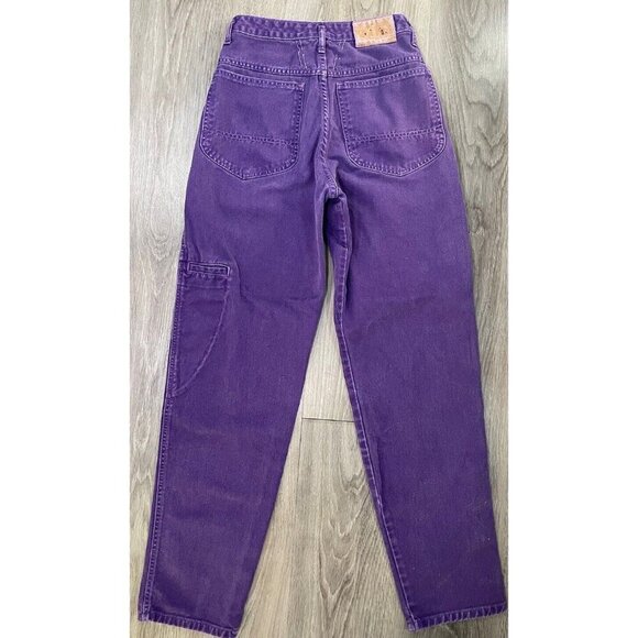 High Rise Purple Women's Jeans - Picture 5 of 10